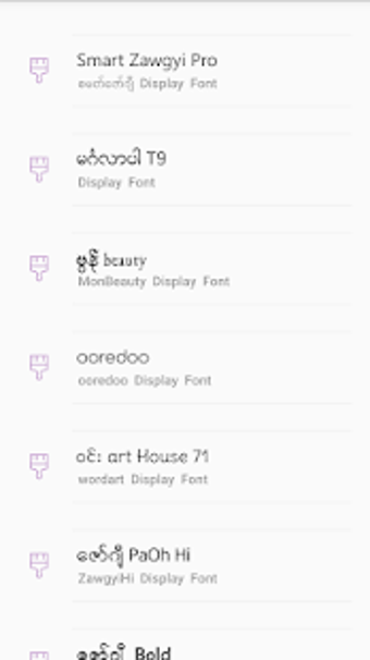 Imagen 0 para TTA SAM Myanmar Font 7