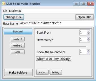 Image 0 for Multi Folder Maker R
