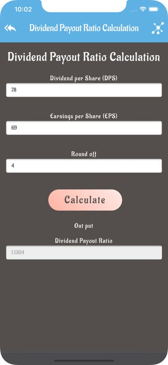 Image 2 for Financial Ratio Tool