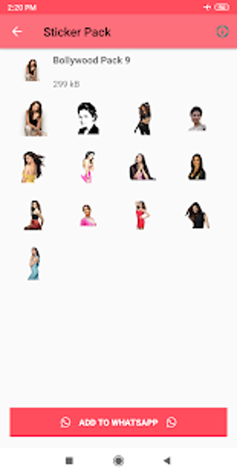 Image 2 for Bollywood stickers for wh…