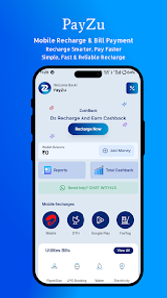 Image 0 for PayZu  Mobile Recharge Ap…