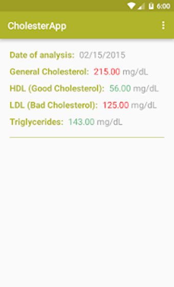 Imagen 2 para Cholesterol Tracker