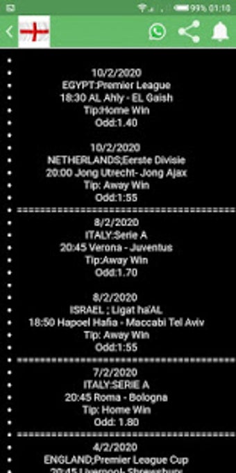 Imagen 0 para ENGLAND 100% FIXED DRAWS