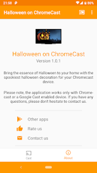 Imagen 0 para Halloween on Chromecast