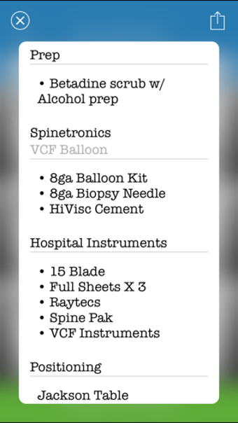 Image 0 for Preference Card