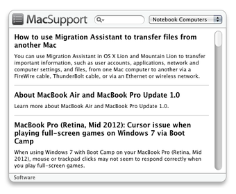 Image 0 for MacSupport - Software