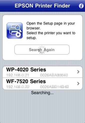 Image 0 for EPSON Printer Finder