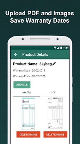 Imagen 3 para BillsBox: Warranty Tracke…