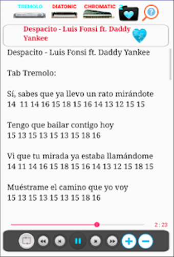 Image 2 for Harmonica Tabs with MIDI …