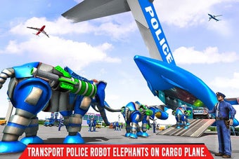 Image 1 for Police Elephant Robot Gam…