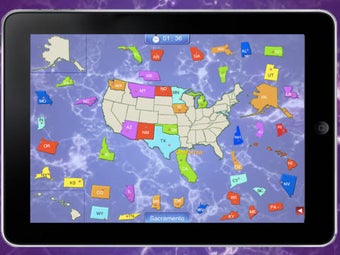 Imagen 0 para Advanced Puzzle Map Of US…