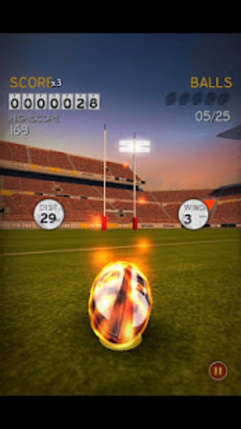 Imagen 1 para Flick Kick Rugby Kickoff