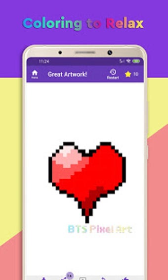 Image 0 for BTS Pixel Art - Color by …