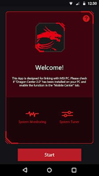 Image 1 for MSI Dragon Dashboard 2.0