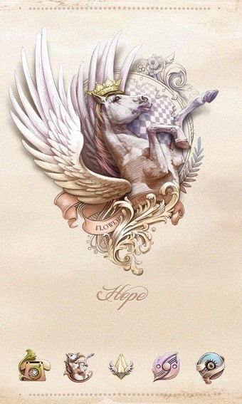 Imagen 1 para Pegasus GO Launcher Theme