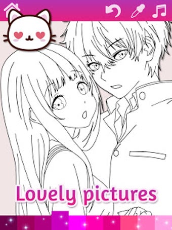 Imagen 1 para Anime Manga Coloring Page…