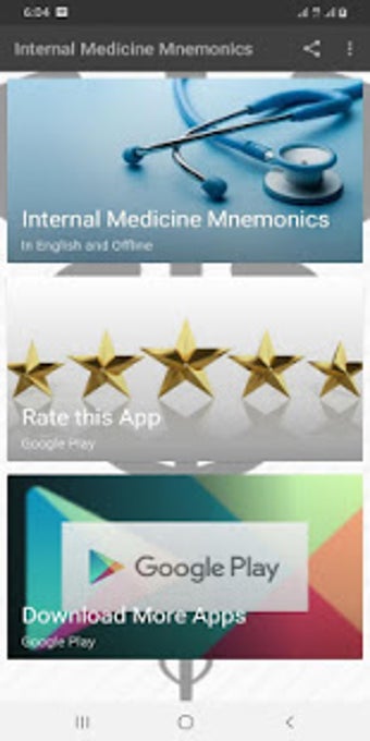 Image 3 for Internal Medicine Mnemoni…