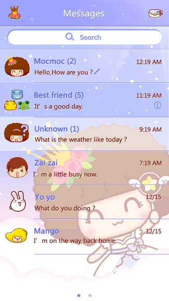 Imagen 2 para GO SMS PRINCESS MOCMOC TH…