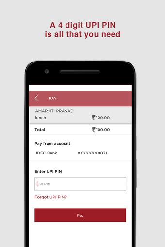 Imagen 5 para BHIM IDFC FIRST Bank UPI …