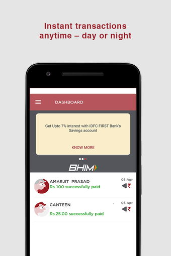Imagen 6 para BHIM IDFC FIRST Bank UPI …