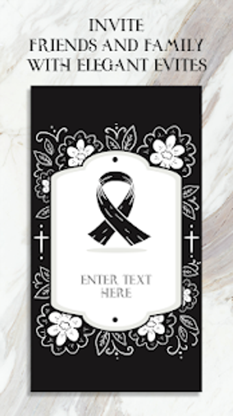 Image 1 for Death Invitation Card Mak…