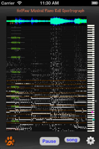 Image 0 for Music Spectrograph