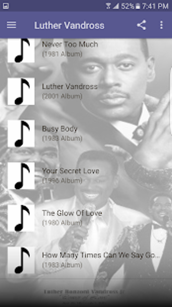 Imagen 1 para Luther Vandross Songs