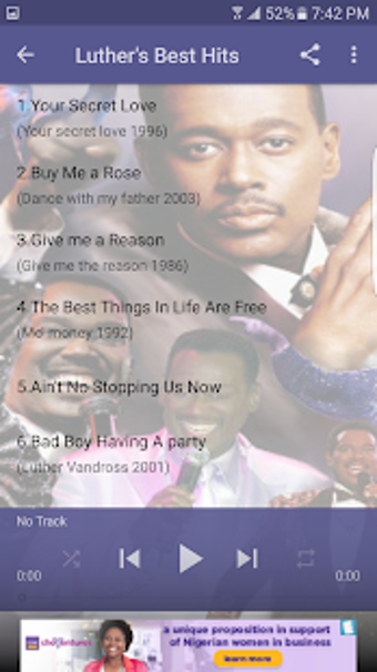 Imagen 0 para Luther Vandross Songs