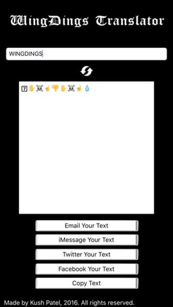 Image 2 for Wingdings Translator