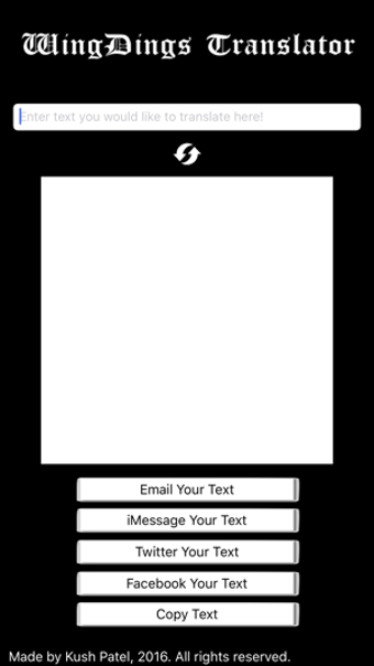 Image 0 for Wingdings Translator