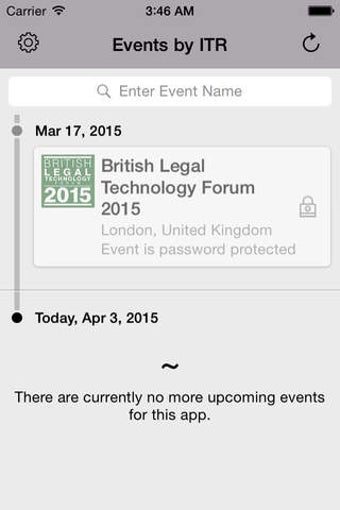 Image 0 for Events by ITR