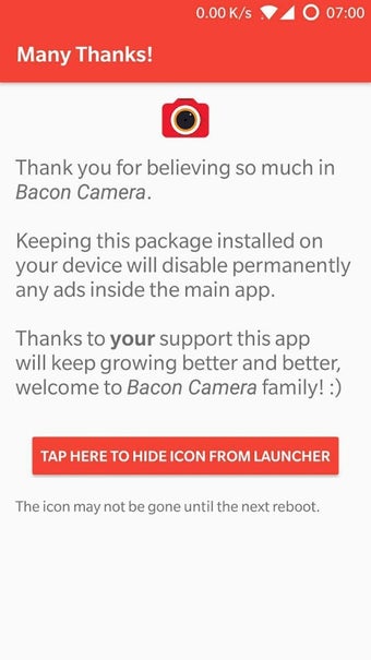 Imagen 0 para Bacon Camera Donation