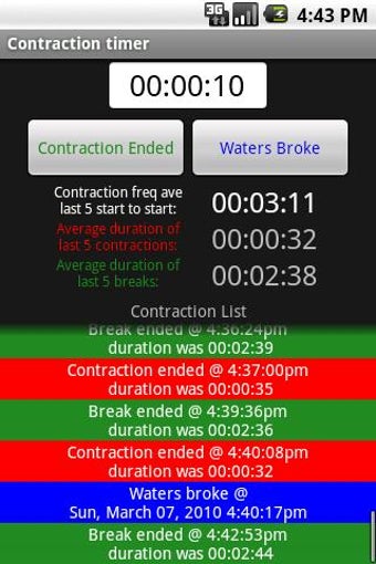 Imagen 1 para Pregnancy Contraction Tim…
