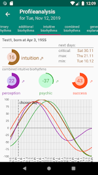 Image 3 for noSpy Biorhythm (no ads)