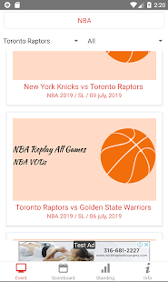 Image 0 for NBA Replay - Basketball R…