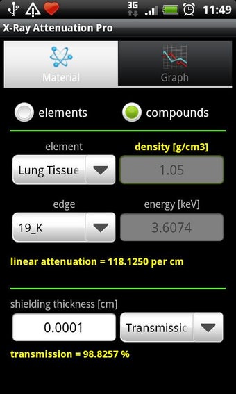 Image 3 for X-Ray Attenuation Calc. F…