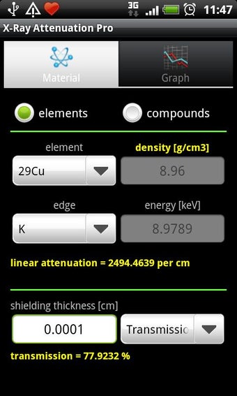 Image 2 for X-Ray Attenuation Calc. F…