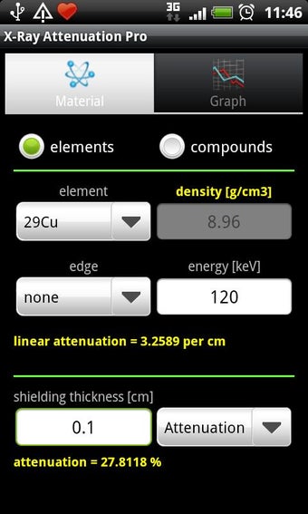 Image 0 for X-Ray Attenuation Calc. F…
