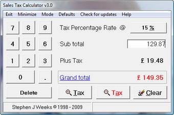 Image 0 for Sales Tax Calculator