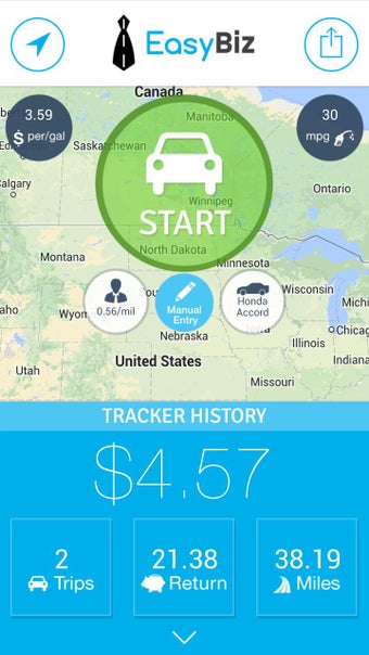 Image 0 for EasyBiz Mileage Tracker