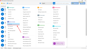 Image 0 for Univik VCF to Excel Conve…