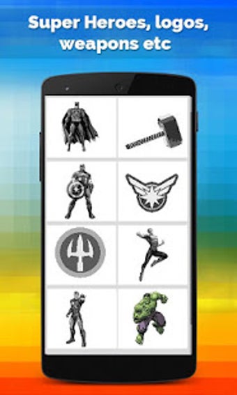 Image 2 for Superhero Coloring Pages …