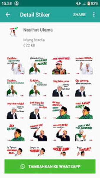 Image 1 for Stiker WA Nasihat Ulama