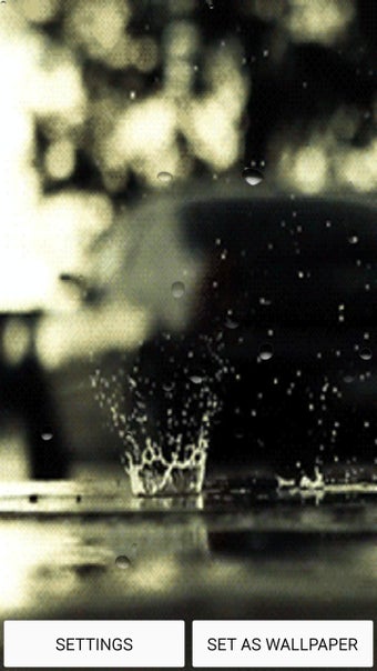 Image 2 for Rain Live Wallpaper With …