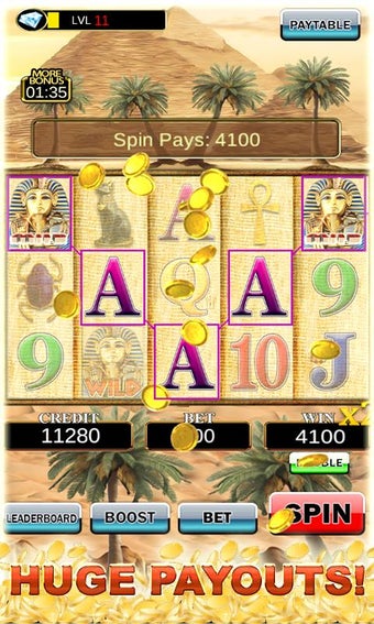 Imagen 2 para Slot Machine : Pharaoh Sl…