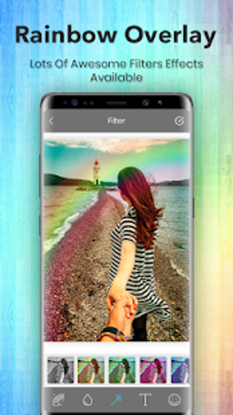 Imagen 2 para Rainbow Photo Overlay Eff…