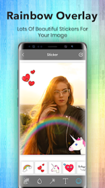 Imagen 1 para Rainbow Photo Overlay Eff…