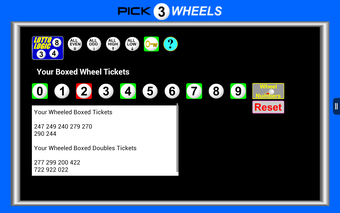 Image 2 for Lottery Pick 3 Wheel Gene…