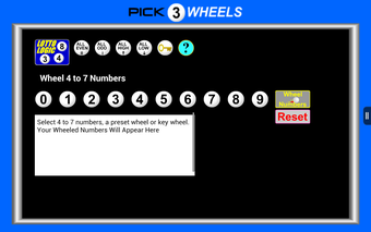 Image 0 for Lottery Pick 3 Wheel Gene…
