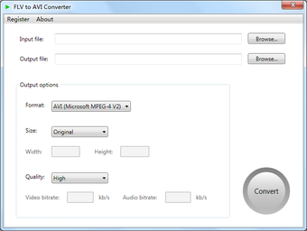 Image 0 for FLV to AVI Converter